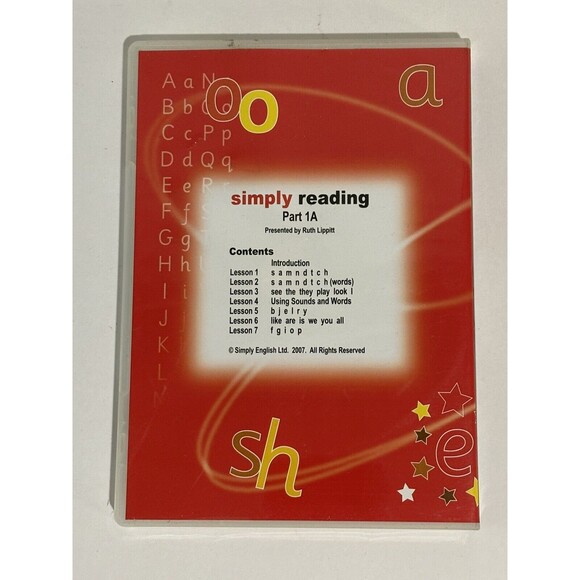Simply Reading Part 1A - DVD Simply English Study Program Brand New/Sealed 2007 - Picture 2 of 4